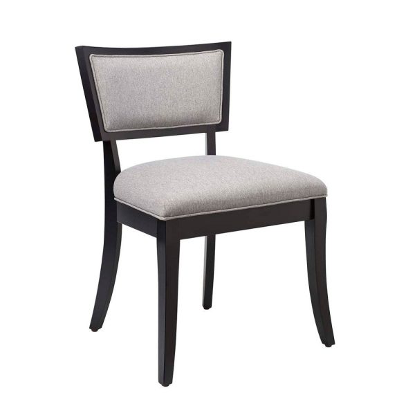 Modway Pristine Upholstered Fabric Dining Side Chairs in Light Gray-Set of 2 Fashion - Image 2