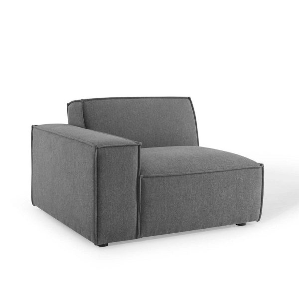 Modway Restore Upholstered Sectional Sofa, 8-Piece U-Shaped, Charcoal Supply - Image 4