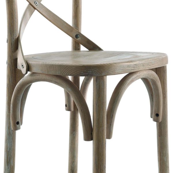 Modway Gear Counter Stool with Gray Finish EEI-5562-GRY Discount - Image 2