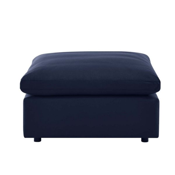 Modway EEI-4903-NAV Commix Overstuffed Outdoor Patio Ottoman, Navy on Sale - Image 2